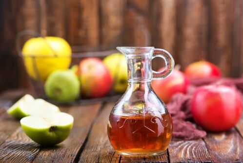 Vinaigre de cidre de pomme pour la prévention des varices