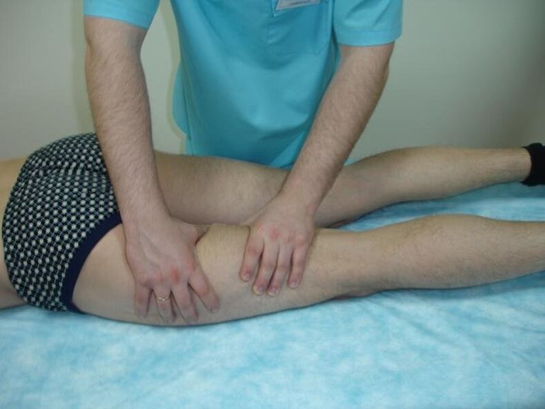 Massage pour les varices sur les jambes chez les hommes